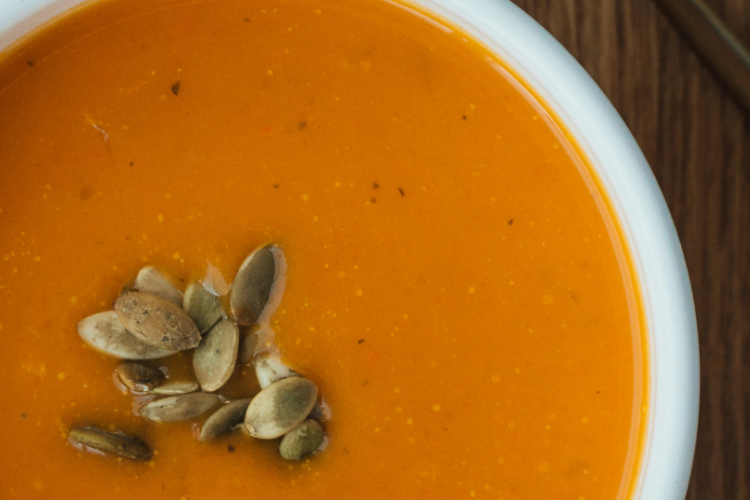 Velouté de carotte sans lactose